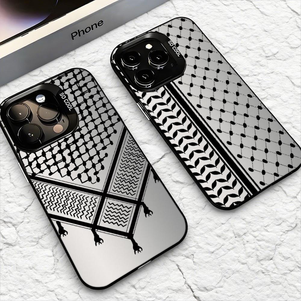 Apple Iphone 15 - Capa de Telefone Keffiyeh P-Palestina para