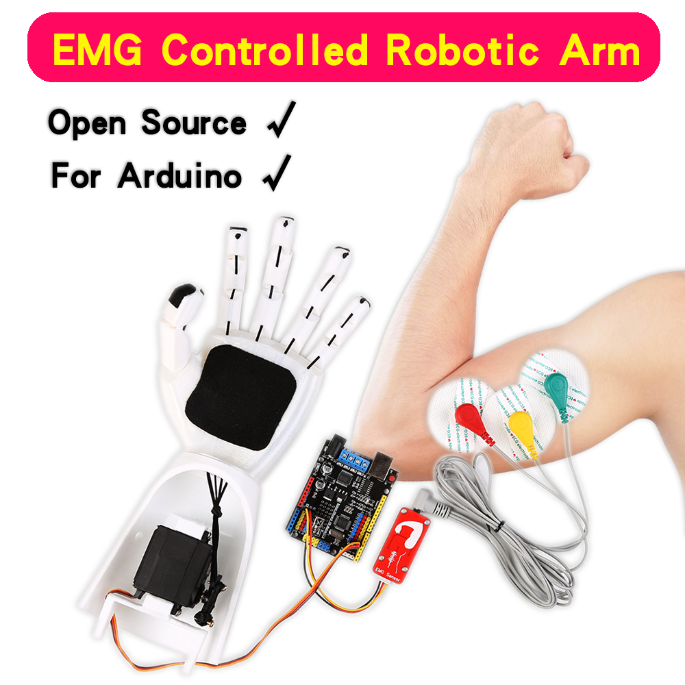 Muscle Sensor Emg - Sensor EMG Braço robótico Sensor de