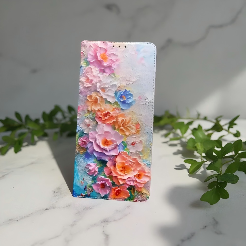 Samsung Galaxy S25 - Capa Carteira Magnética de Couro Pintada